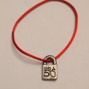 UNO de 50 Silver Padlock Pendant
